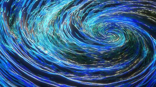 4K旋涡流体流动粒子线条动态背景视频的预览图