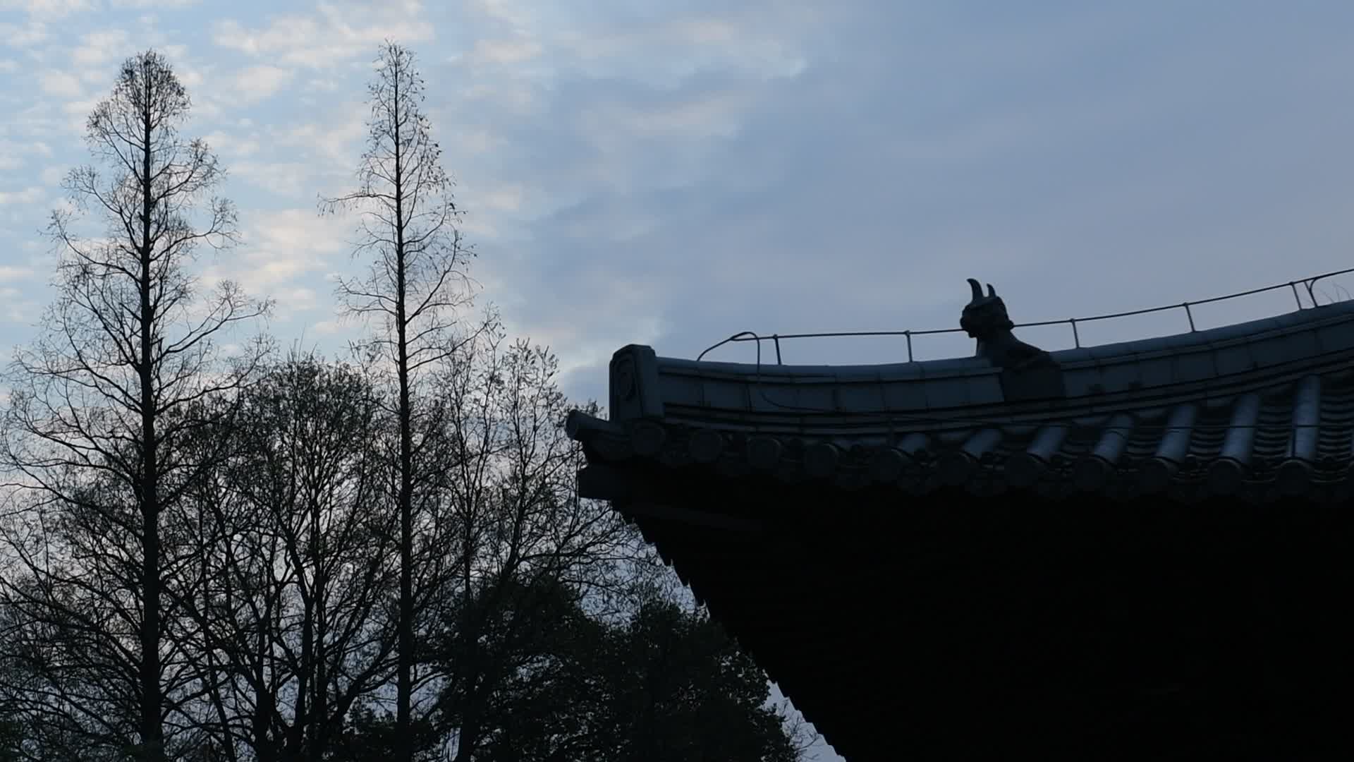 杭州西湖风景区净慈寺禅院风景视频视频的预览图