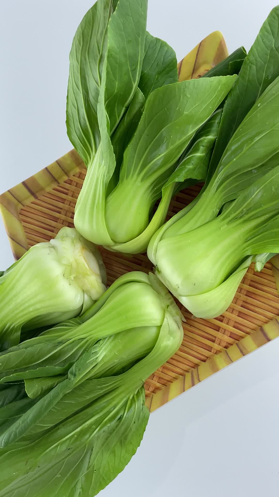 上海青蔬菜4K实拍视频视频的预览图