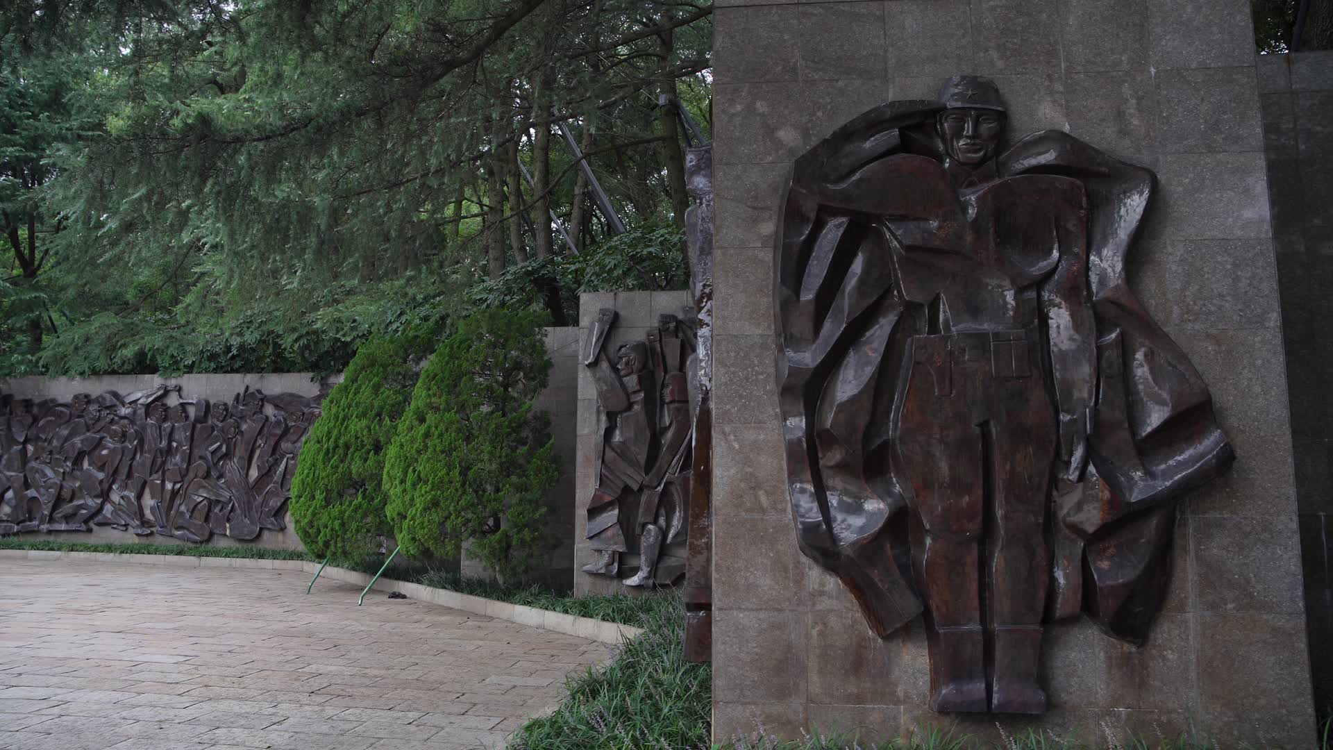 杭州吴山景区革命烈士纪念碑4K视频视频的预览图