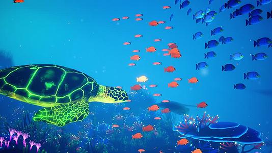 唯美珊瑚海底世界宽屏版视频的预览图