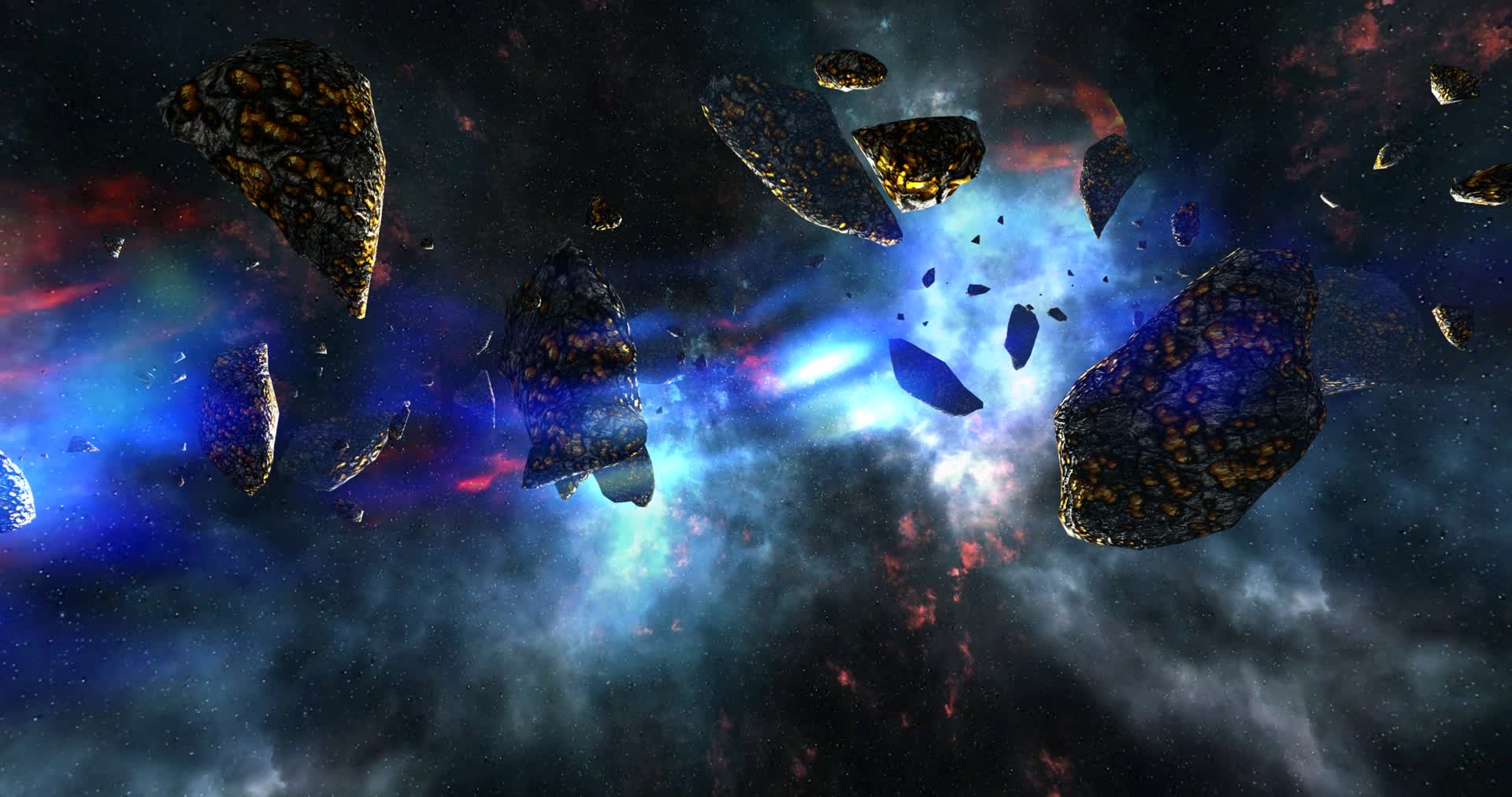 天幕投影宇宙陨石视频的预览图