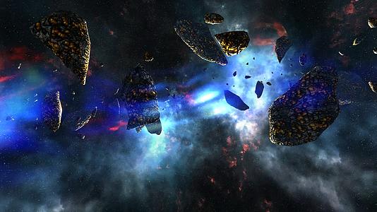 天幕投影宇宙陨石视频的预览图