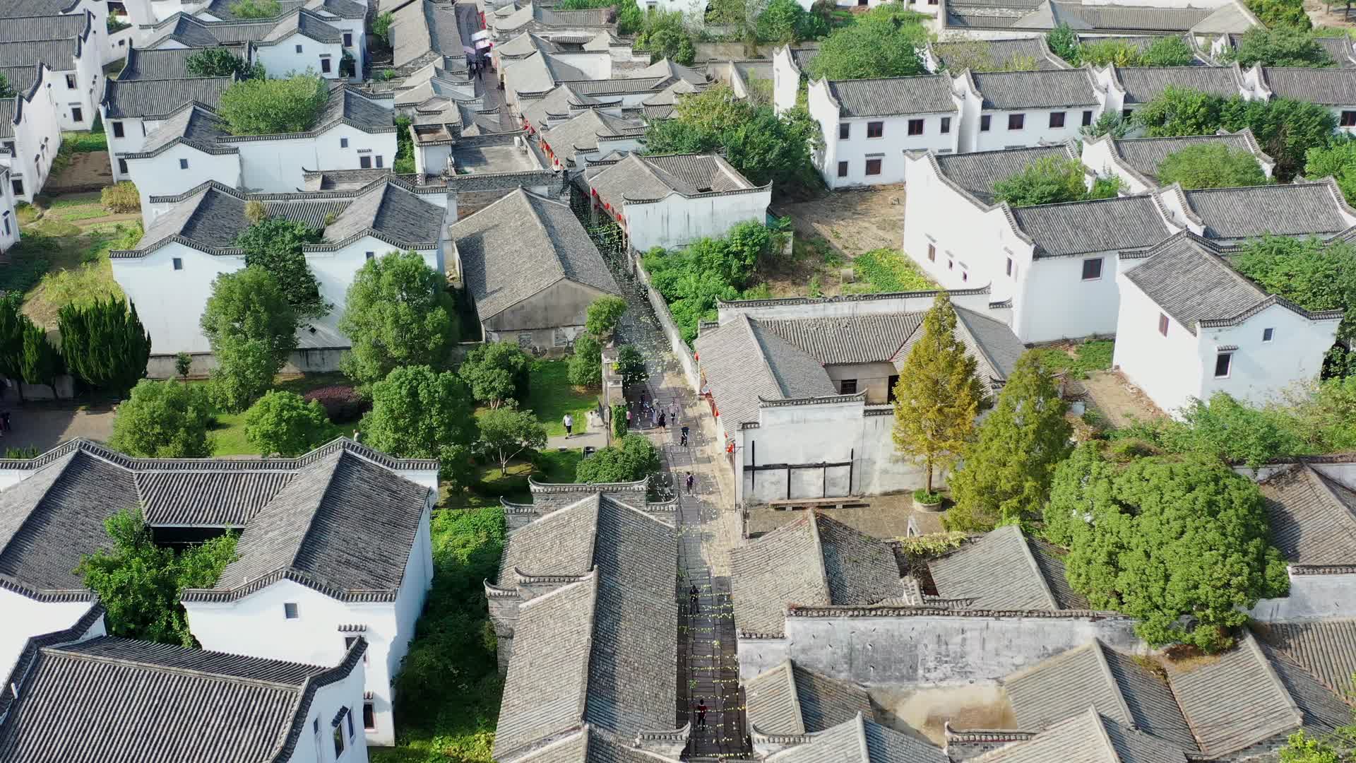 安徽桐城市孔城老街视频的预览图
