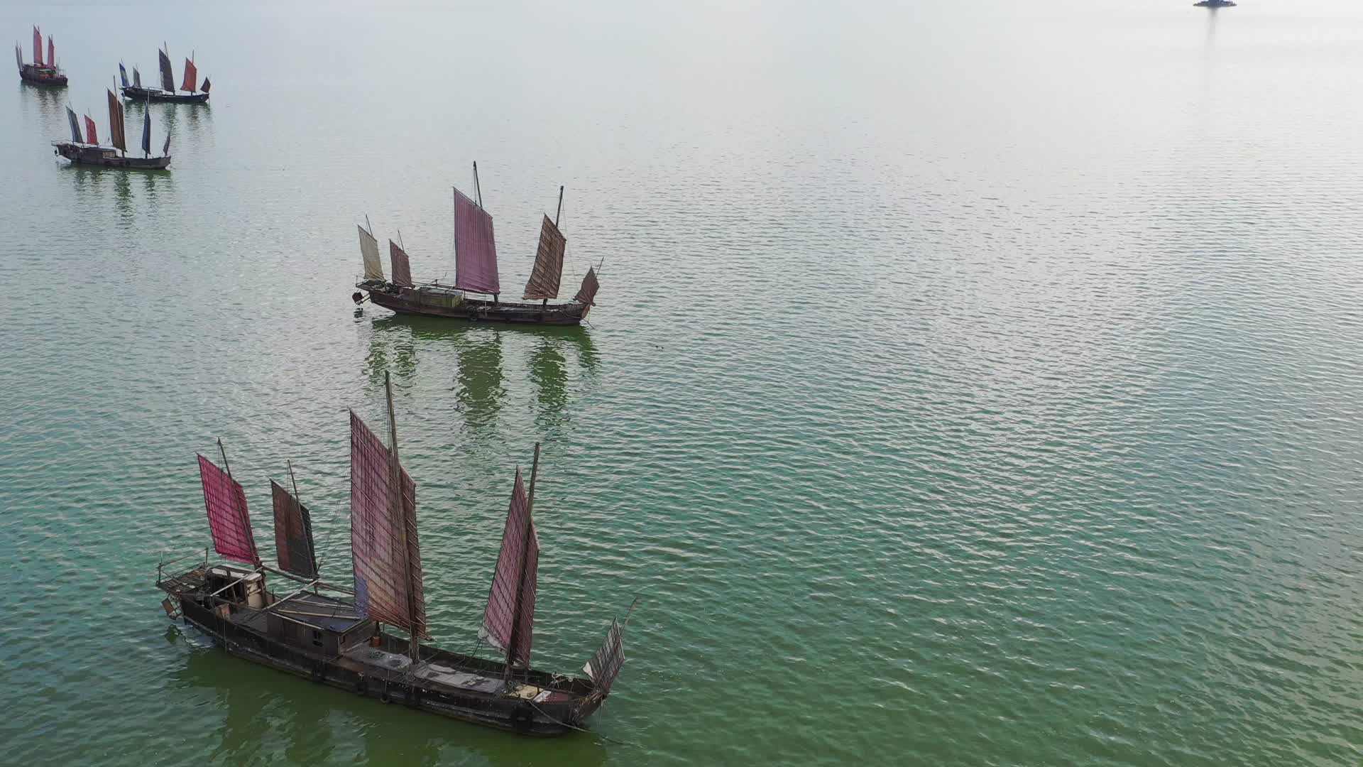 江苏无锡鼋头渚太湖帆影视频的预览图