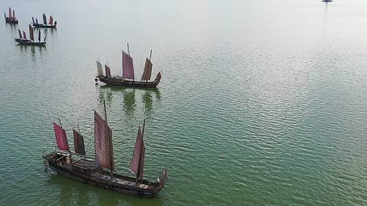 江苏无锡鼋头渚太湖帆影视频的预览图