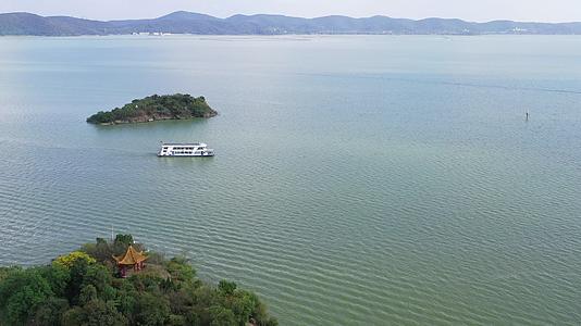 江苏无锡鼋头渚太湖仙岛风光视频的预览图