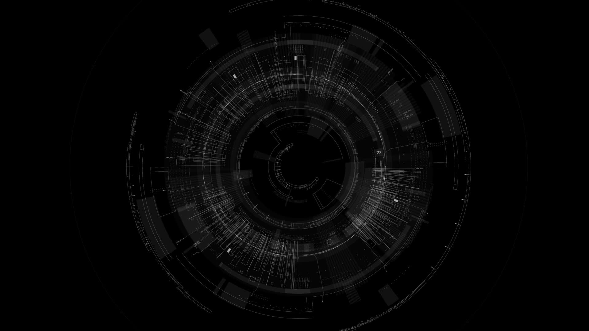 科技圆环圆圈视频的预览图