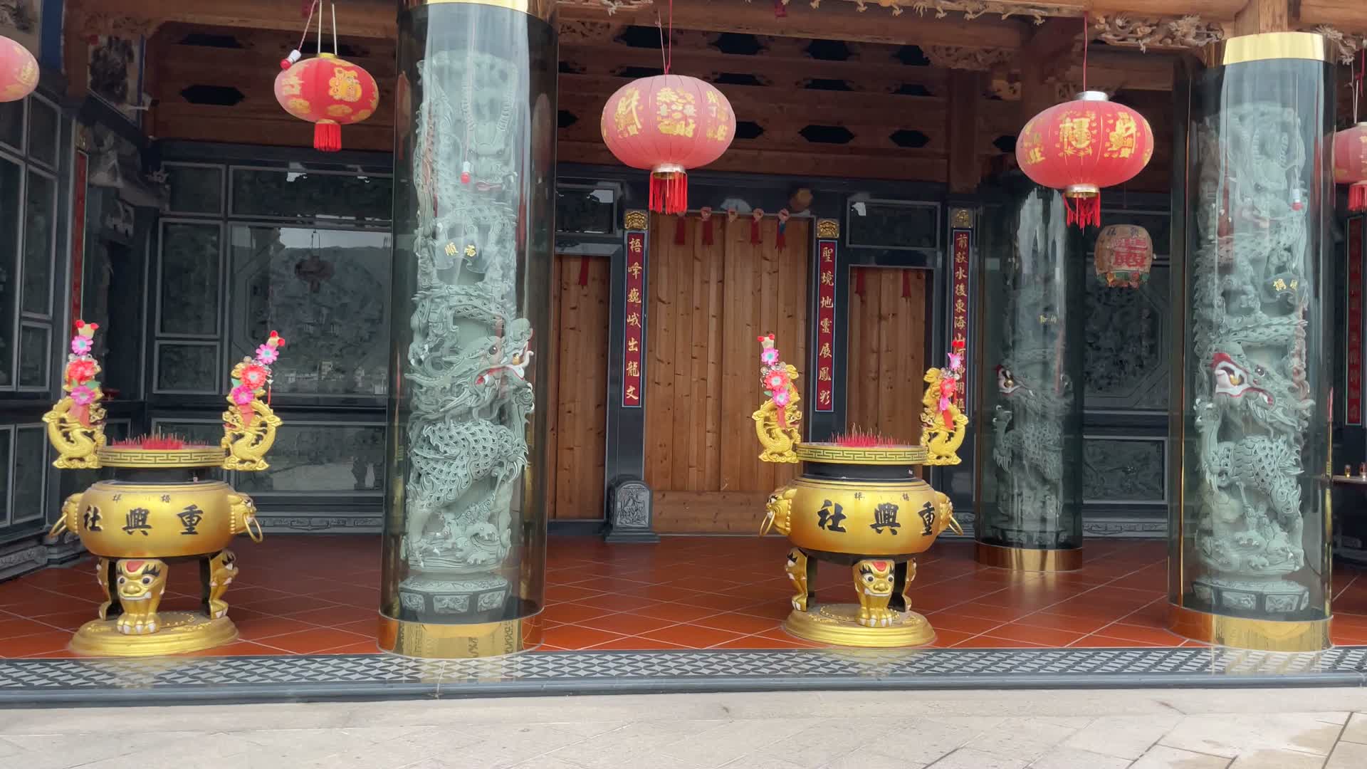 福建省重兴社寺风景4K实拍视频视频的预览图