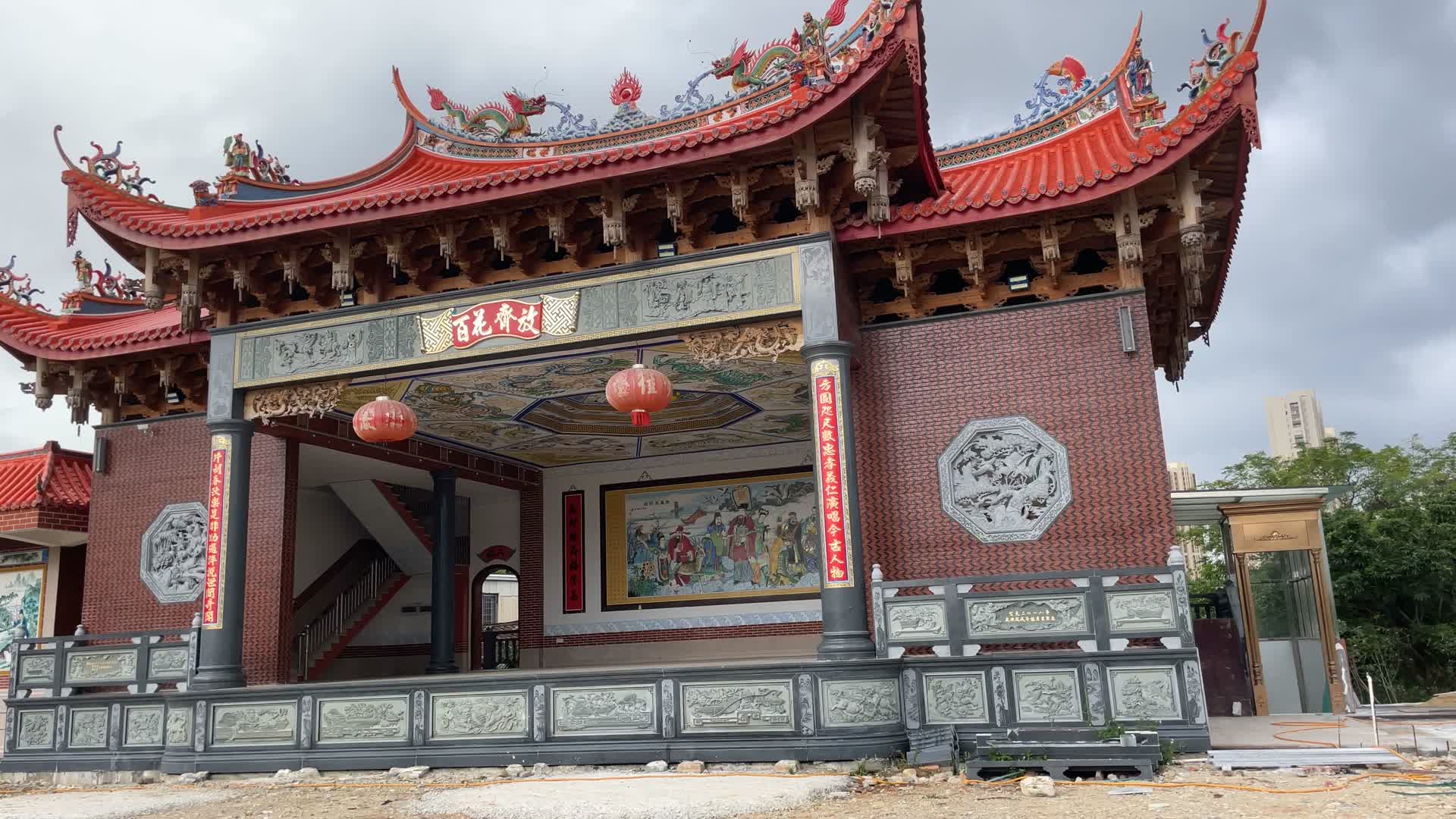 福建省重兴社寺风景4K实拍视频视频的预览图