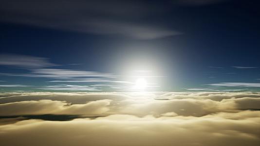 云层4k日出云海延时视频自然风光视频的预览图