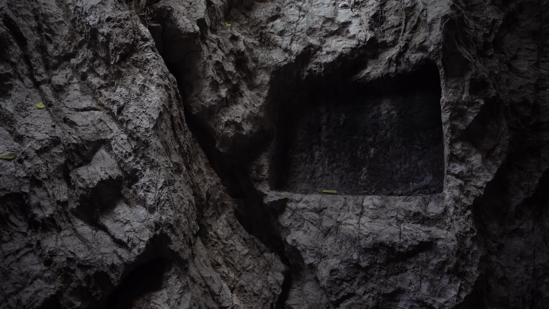 杭州吴山景区瑞石山摩崖石刻群4K视频视频的预览图