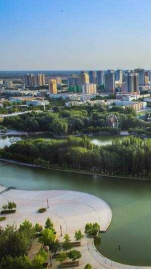 新疆阿克苏市区视频的预览图