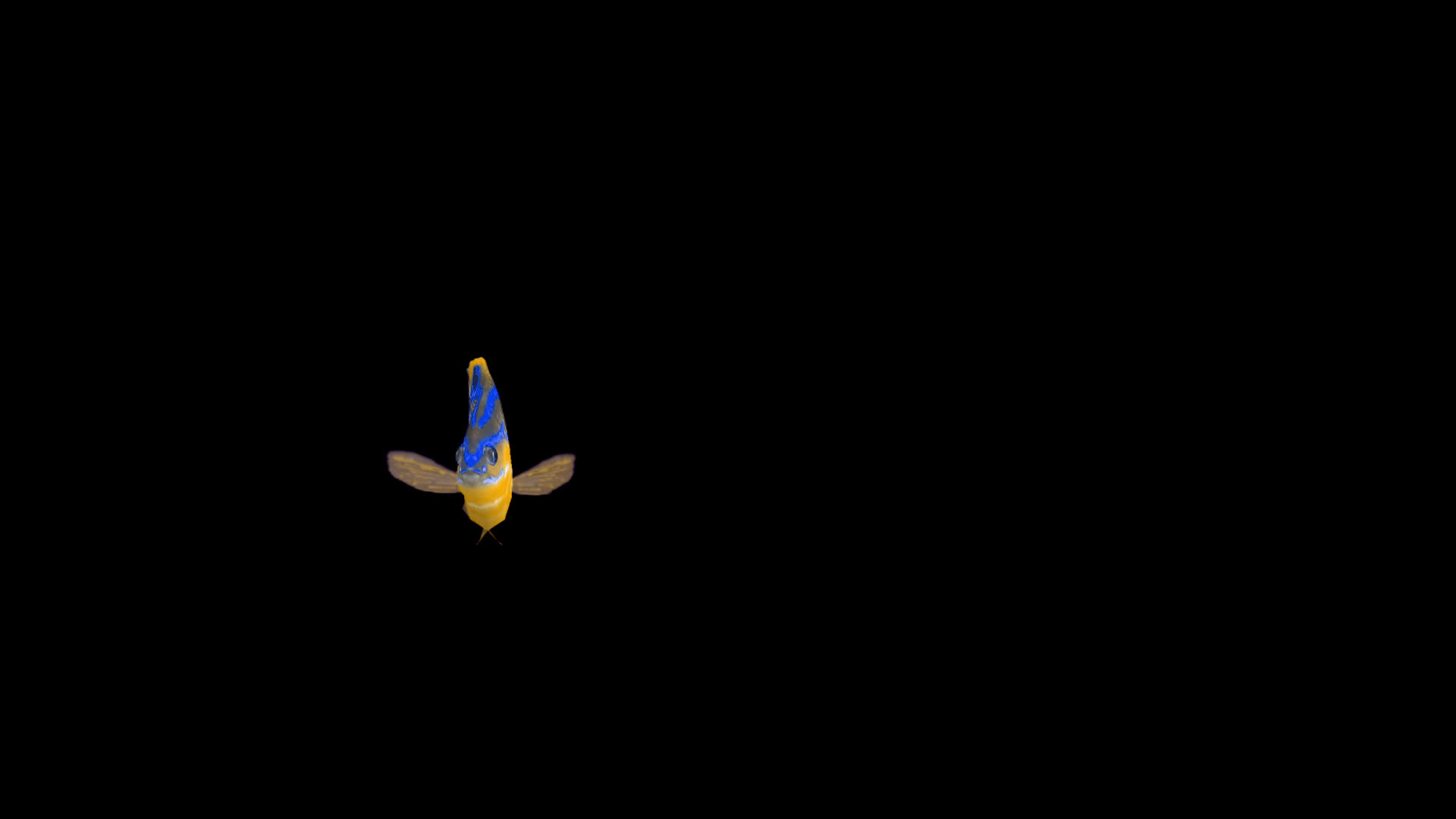 带透明通道黄深水魔鱼视频的预览图