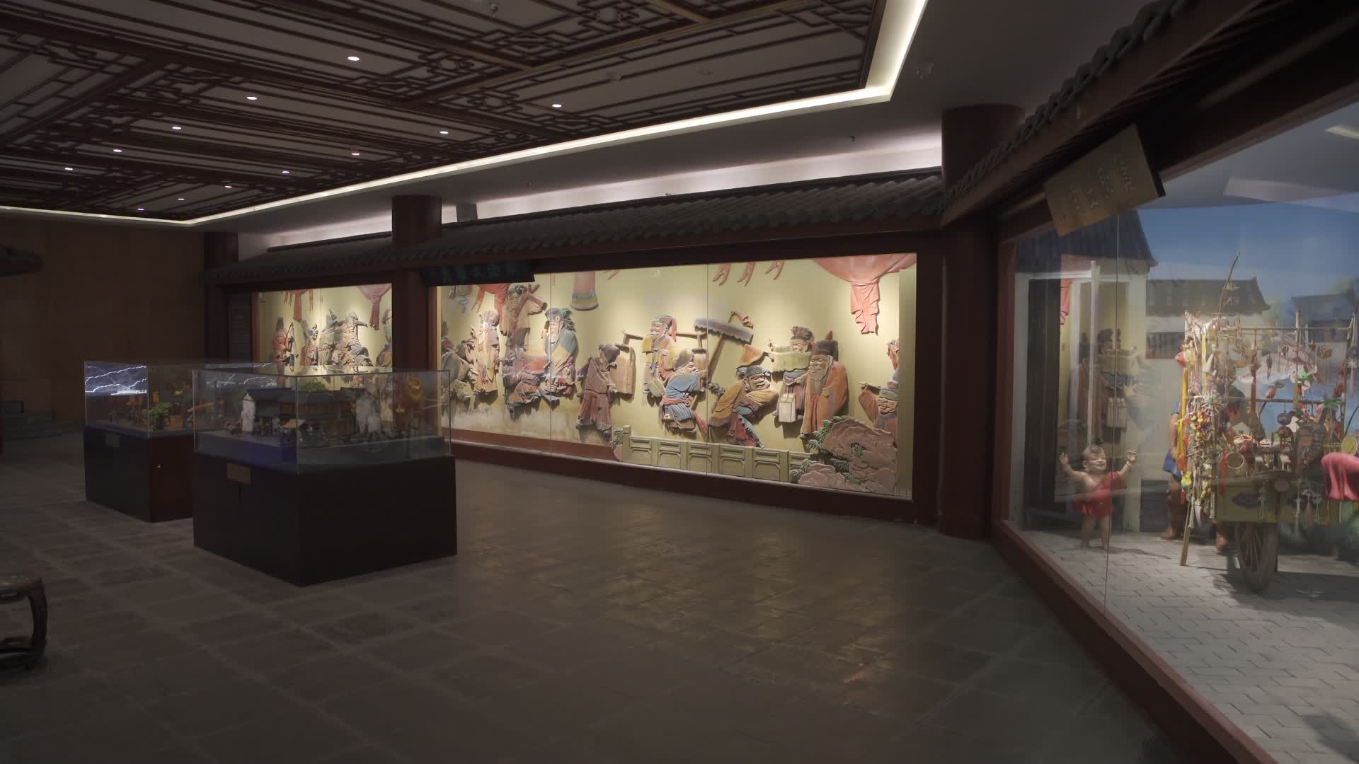 杭州吴山景区城隍阁景区博物馆4K视频视频的预览图