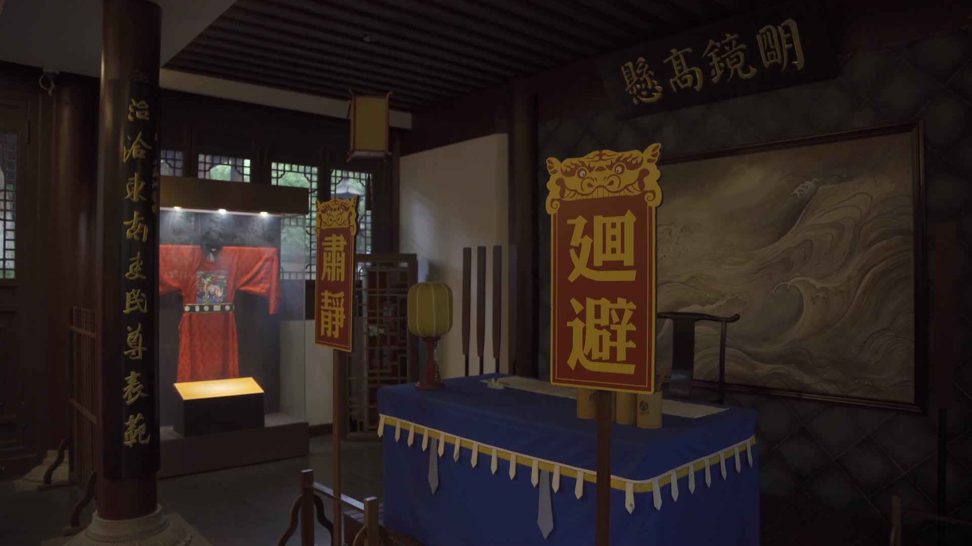 杭州吴山景区城隍阁景区4K视频视频的预览图