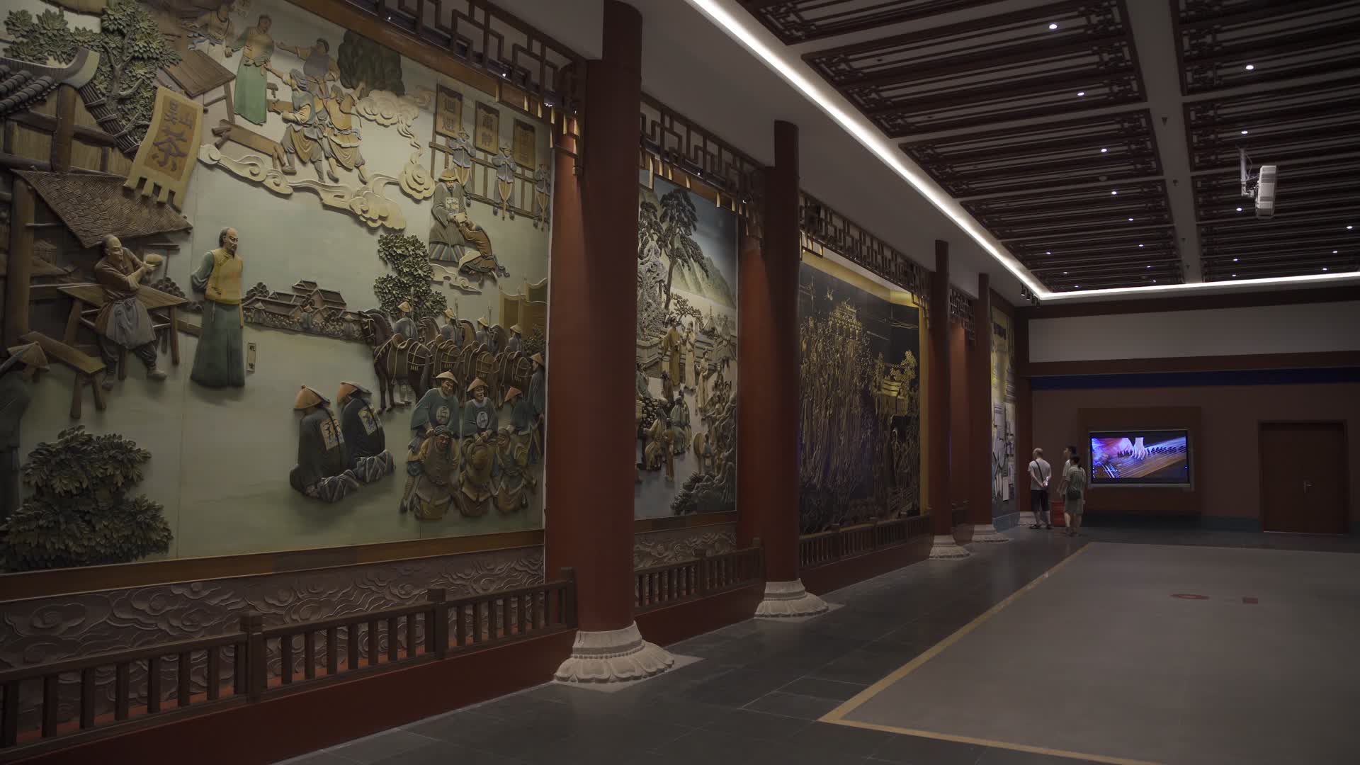 杭州吴山景区城隍阁景区博物馆4K视频视频的预览图