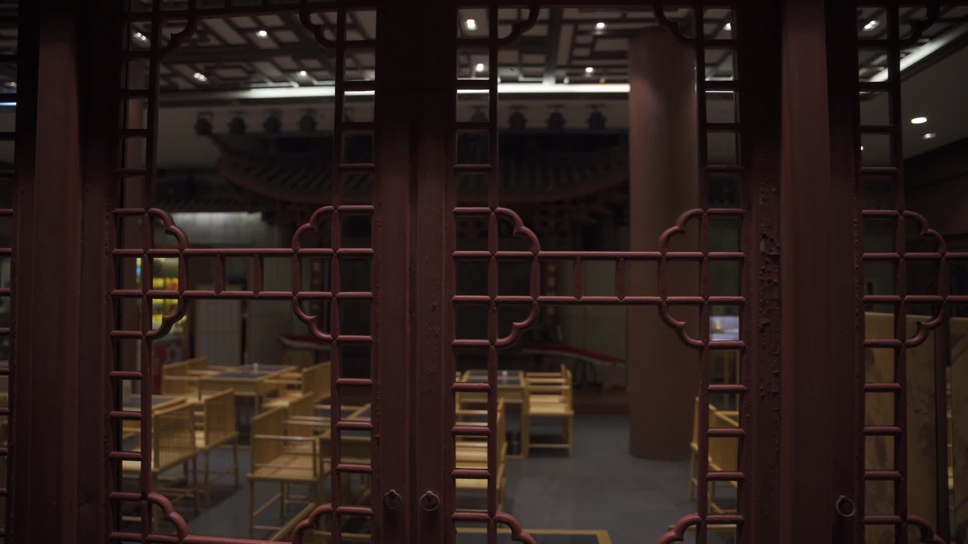 杭州吴山景区城隍阁景区夜景4K视频视频的预览图