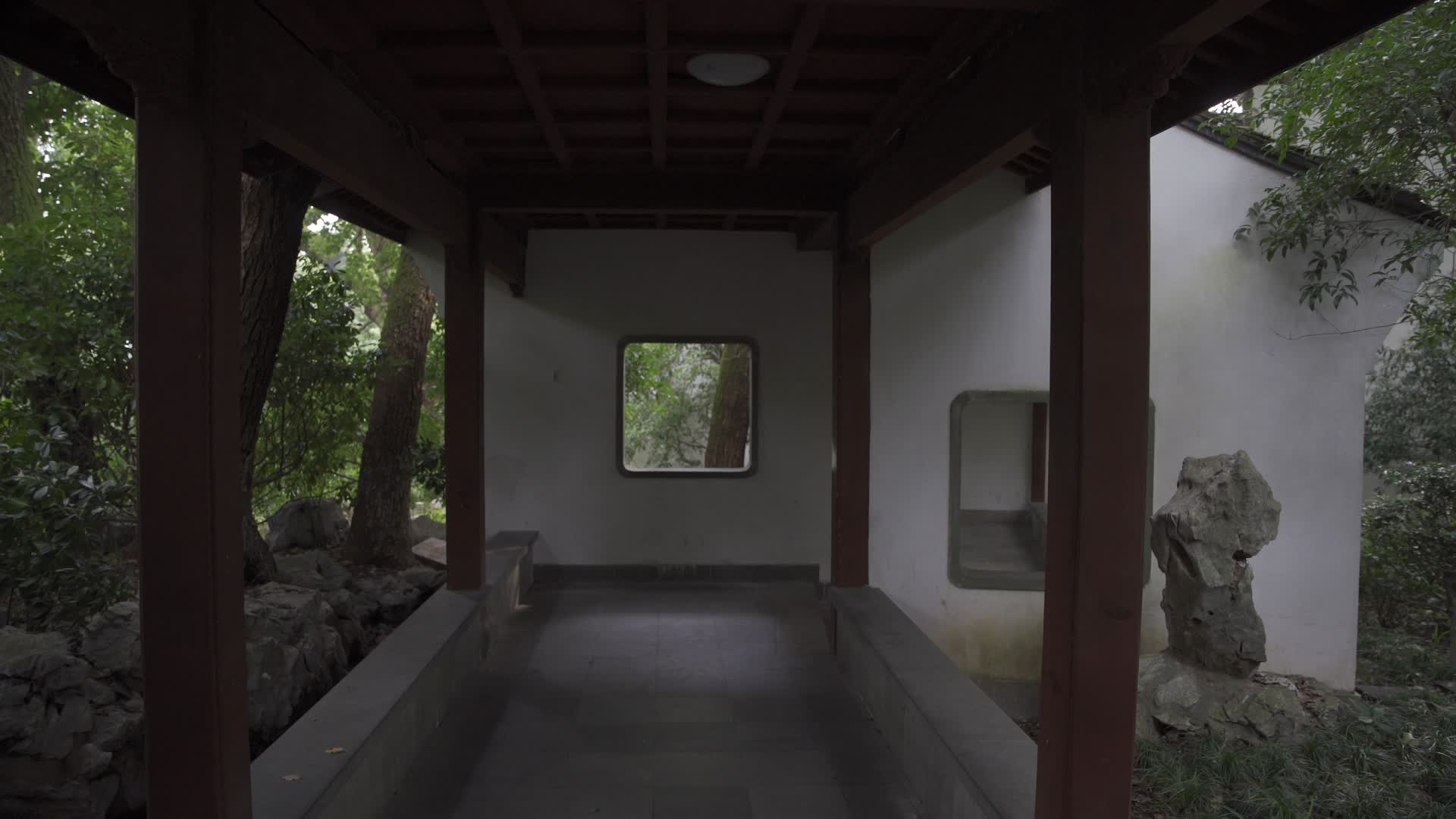 杭州吴山景区有美堂遗址4K视频视频的预览图
