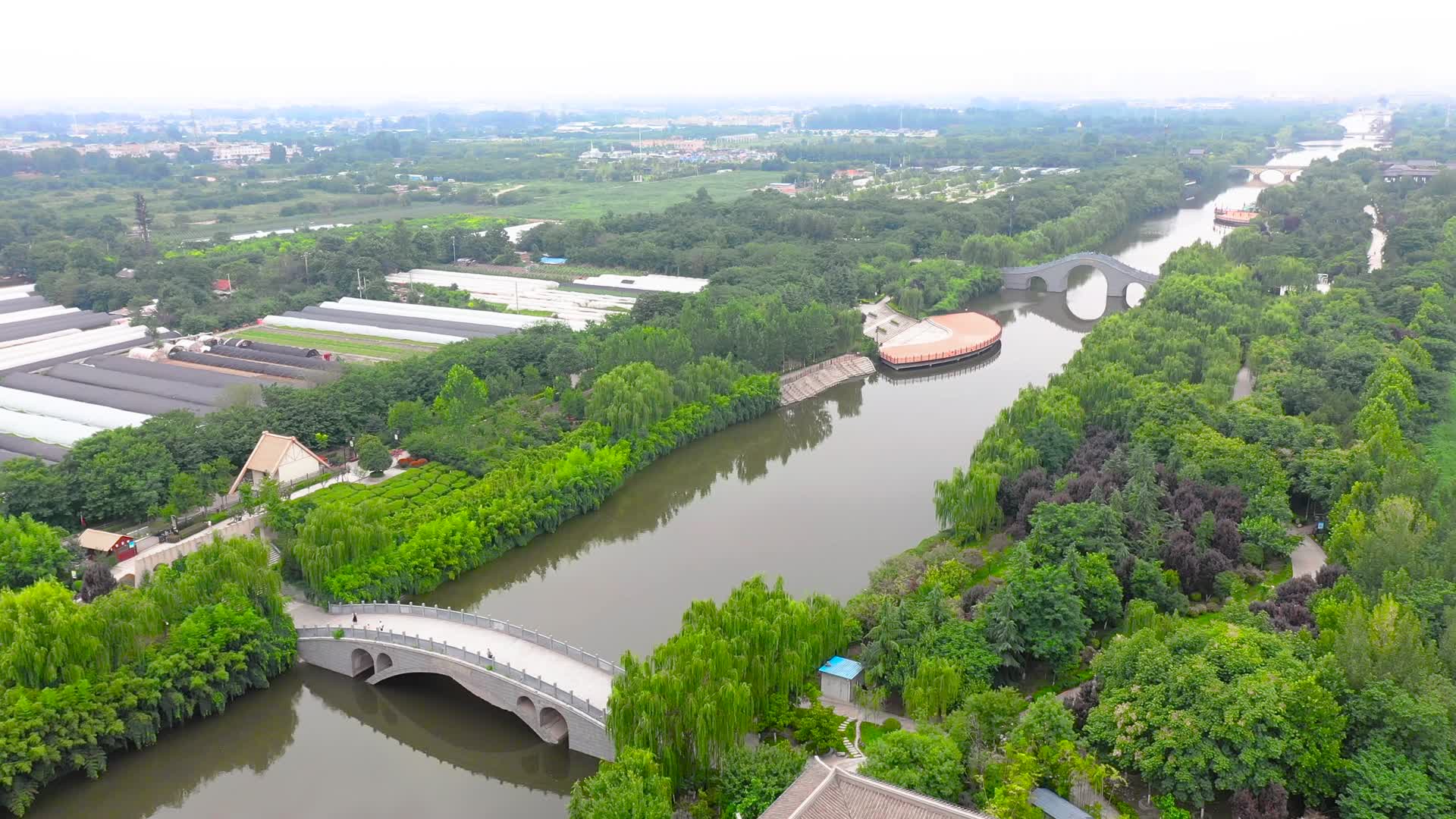 西安汉城湖景区视频的预览图
