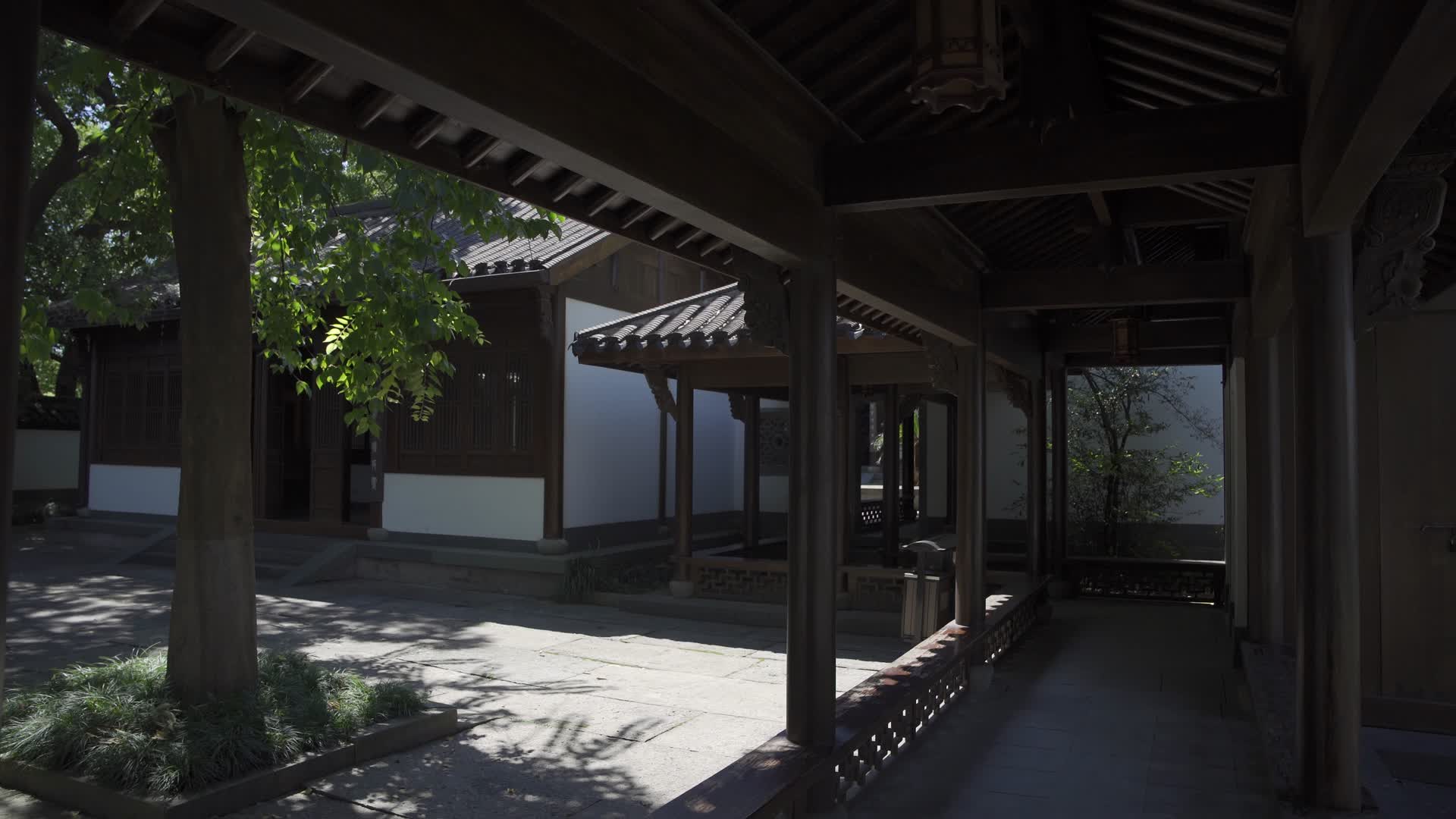 杭州吴山景区伍公庙4K风景视频视频的预览图