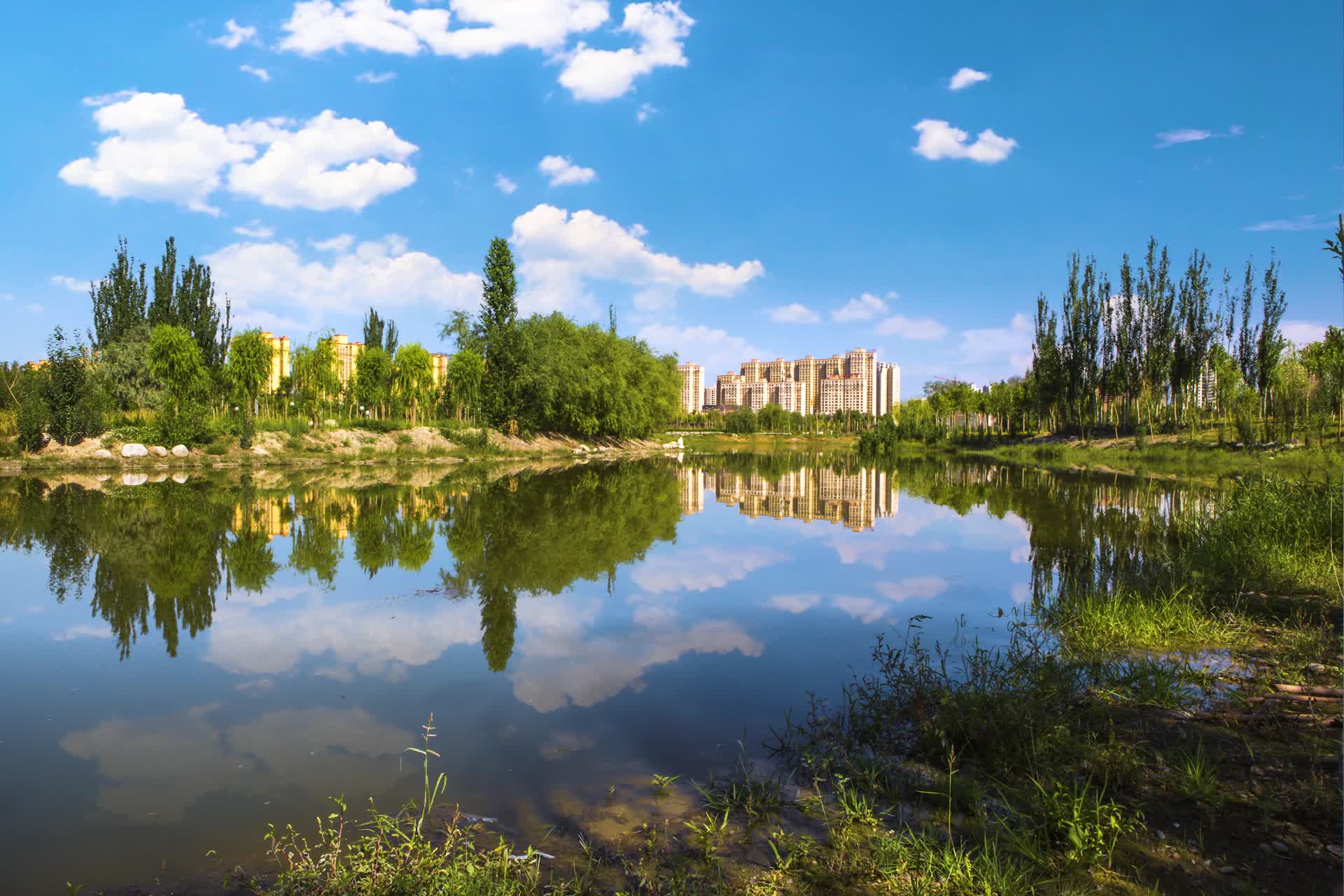 新疆阿克苏市凤泉公园视频的预览图