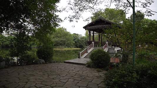 杭州西溪国家湿地公园高宅风景视频视频的预览图
