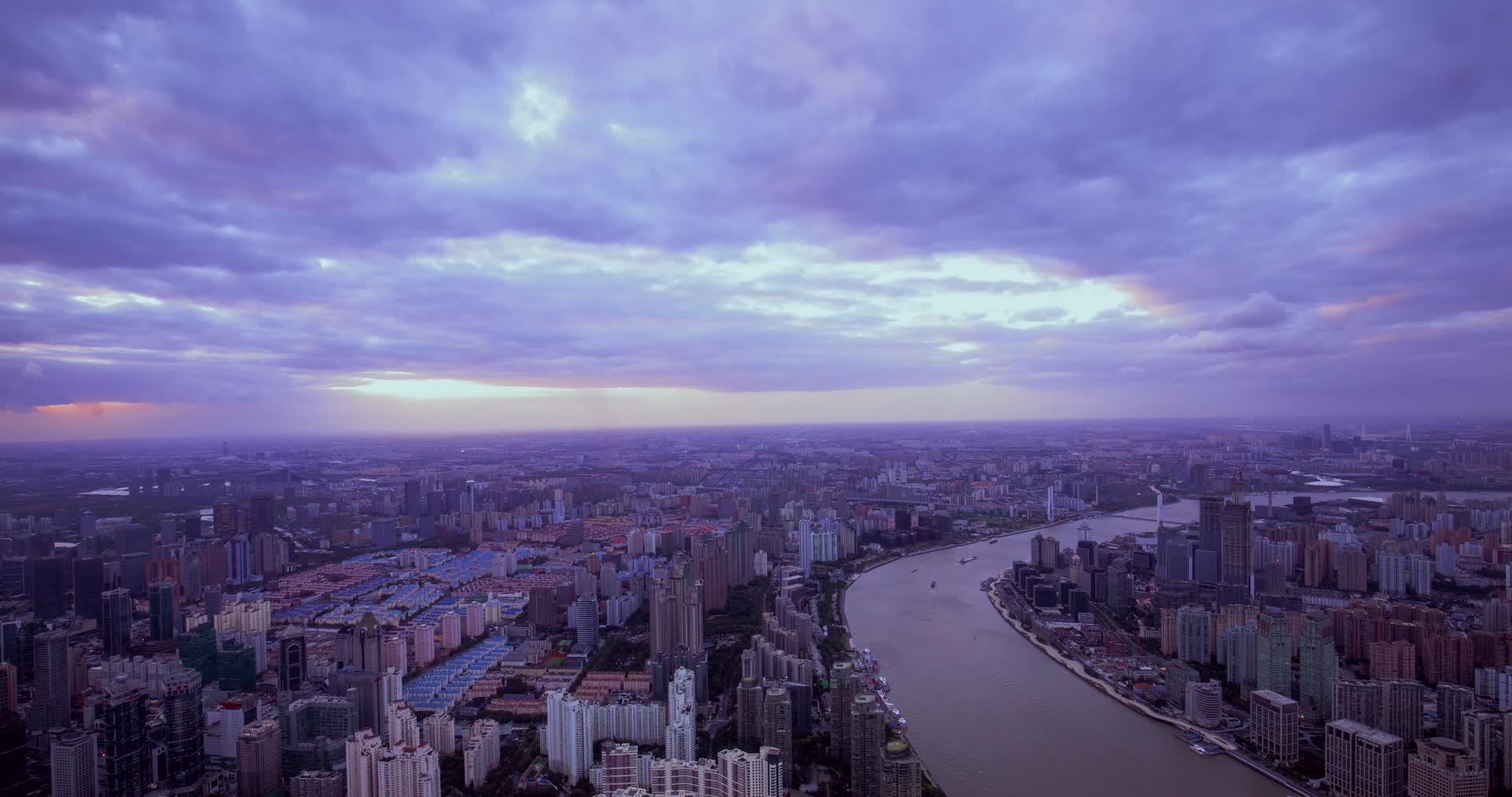 上海中心看日出视频的预览图