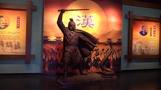 汉景帝汉阳陵遗址文物兵马俑合集镜头视频的预览图