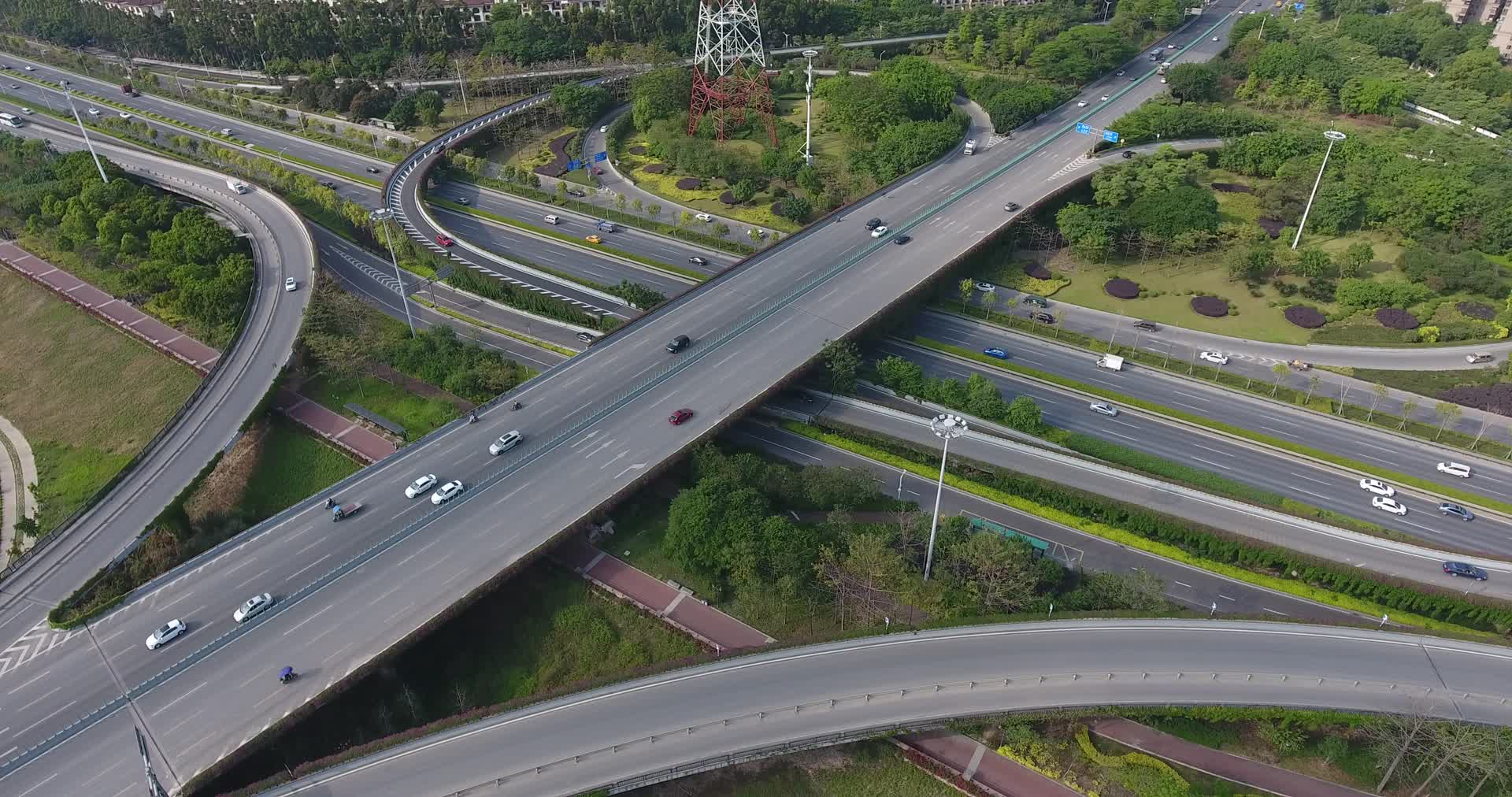 4K航拍洪塘大桥高架桥视频的预览图