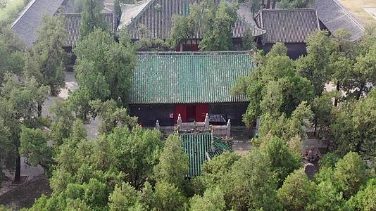 4K航拍河南洛阳关林庙古建筑视频的预览图