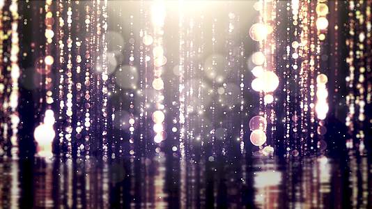 4K金色光线抽象舞台空间粒子流体光斑炫光VJ夜店夜场舞美背景唯美歌唱晚会发布会走秀1视频的预览图