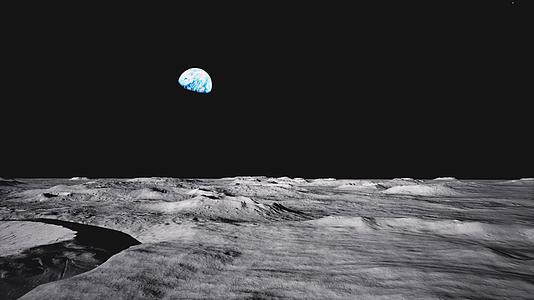 月球表面地貌场景视频的预览图