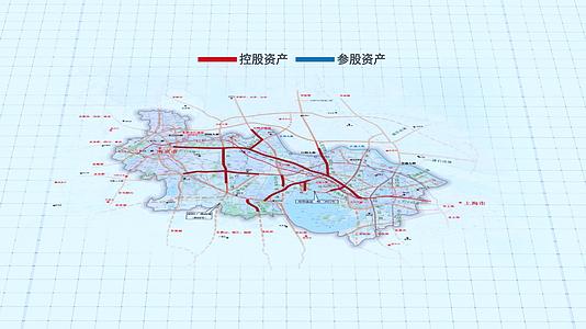 高速公路路线图展示视频的预览图