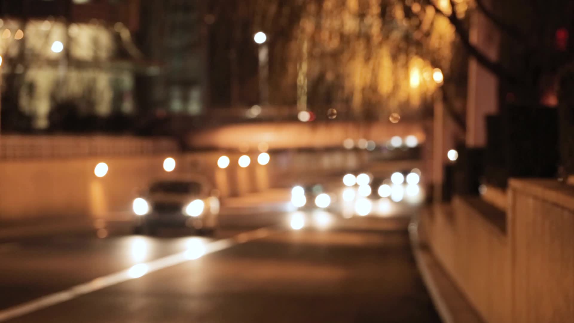 交通车流夜景视频的预览图