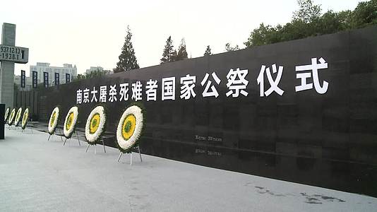 南京死难者国家公祭仪式空镜视频的预览图