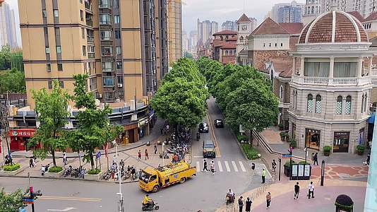 4K武汉城市交通视频的预览图