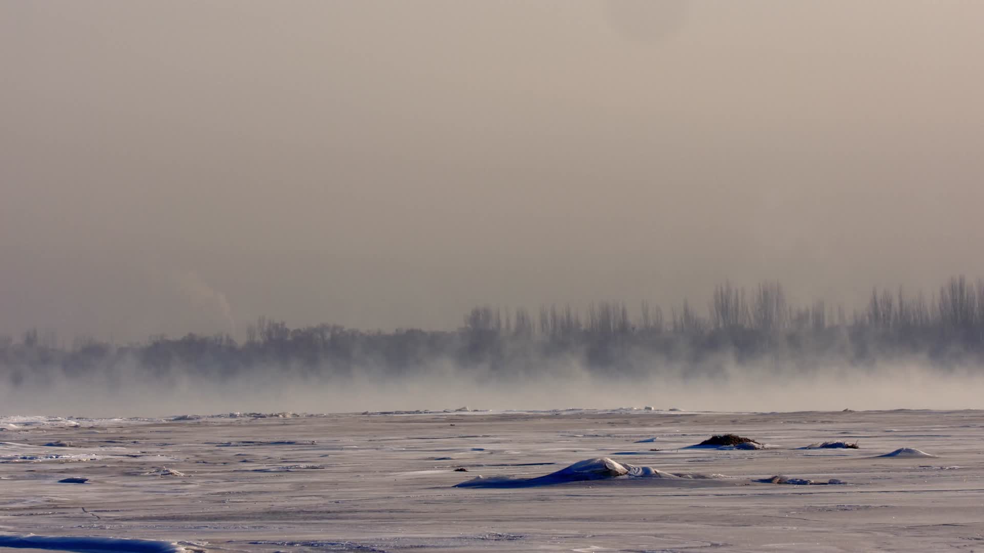 黄河冰面结冰视频的预览图