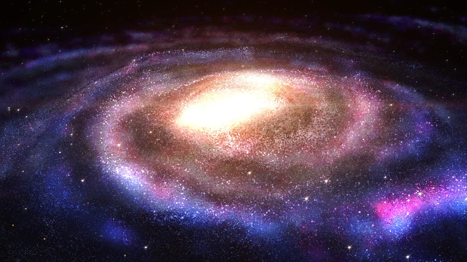 4K史诗星云星空银河宇宙神秘梦幻粒子星座螺旋LED背景舞台背景视频背景发布会背景视频的预览图