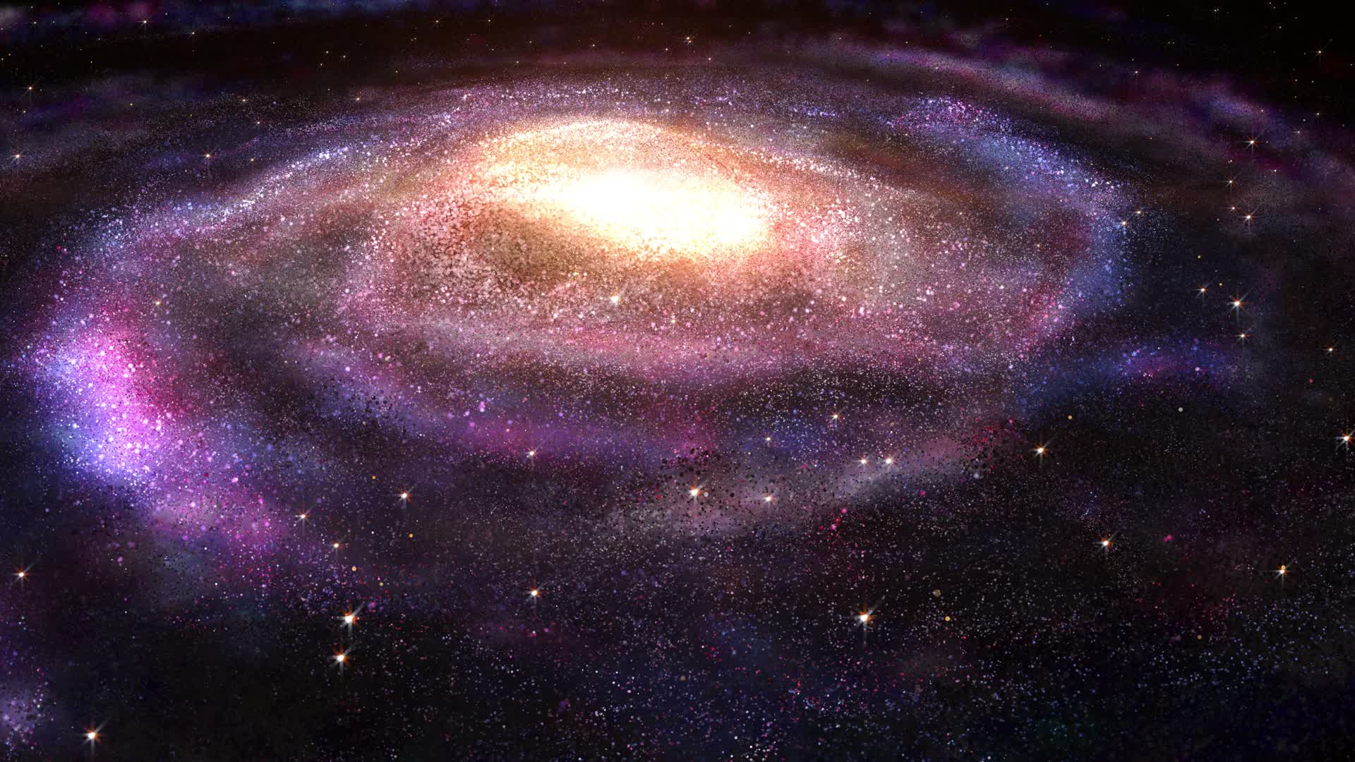4K史诗星云星空银河宇宙神秘梦幻粒子星座螺旋视频的预览图