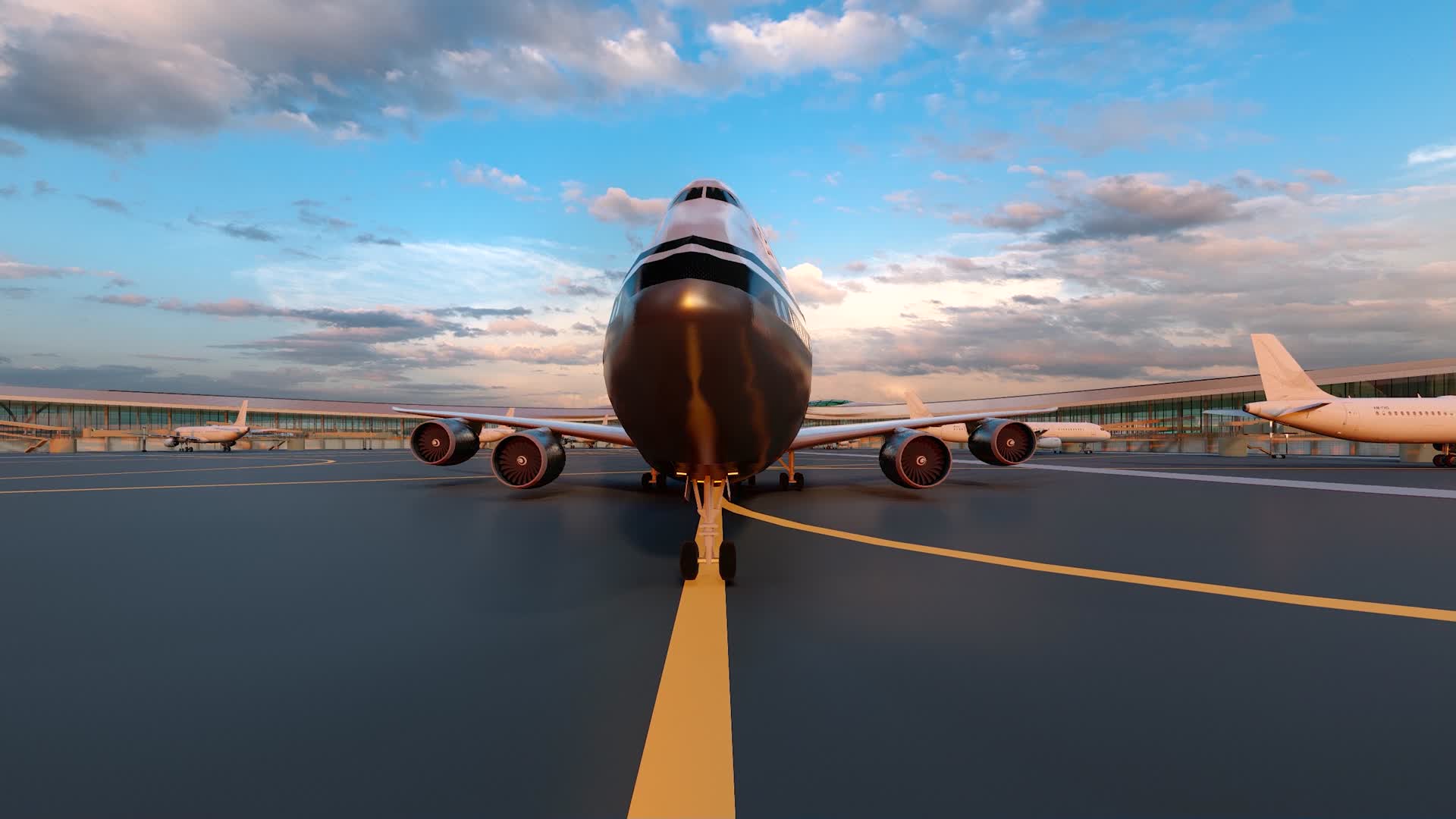 大兴国际机场飞机起飞视频的预览图