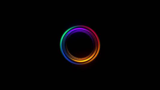 1384K光线光圈光环光晕多彩彩色包装动态素材包装元素视频的预览图
