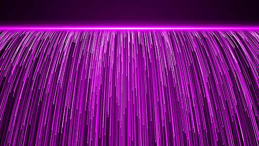 4K紫色粒子光线瀑布晚会舞台背景AE模板视频的预览图