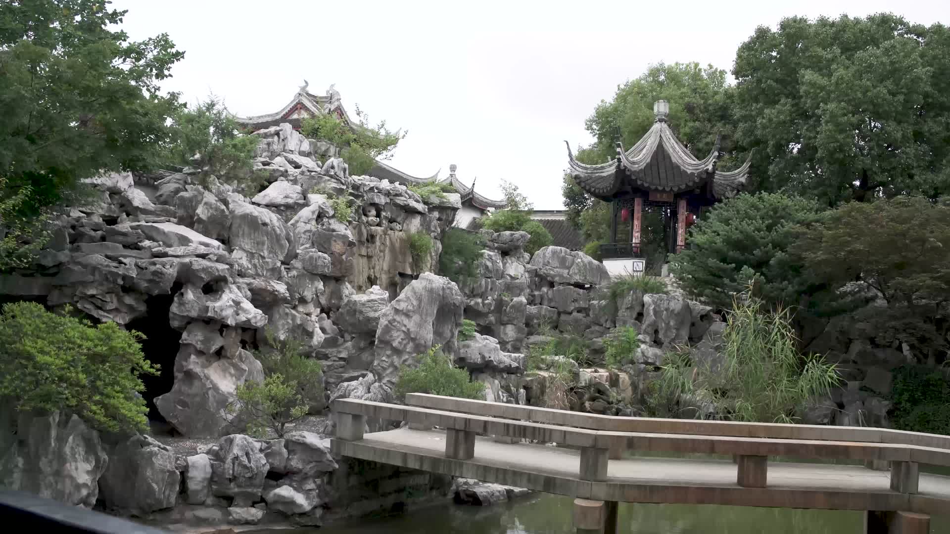 中国传统园林空境视频的预览图