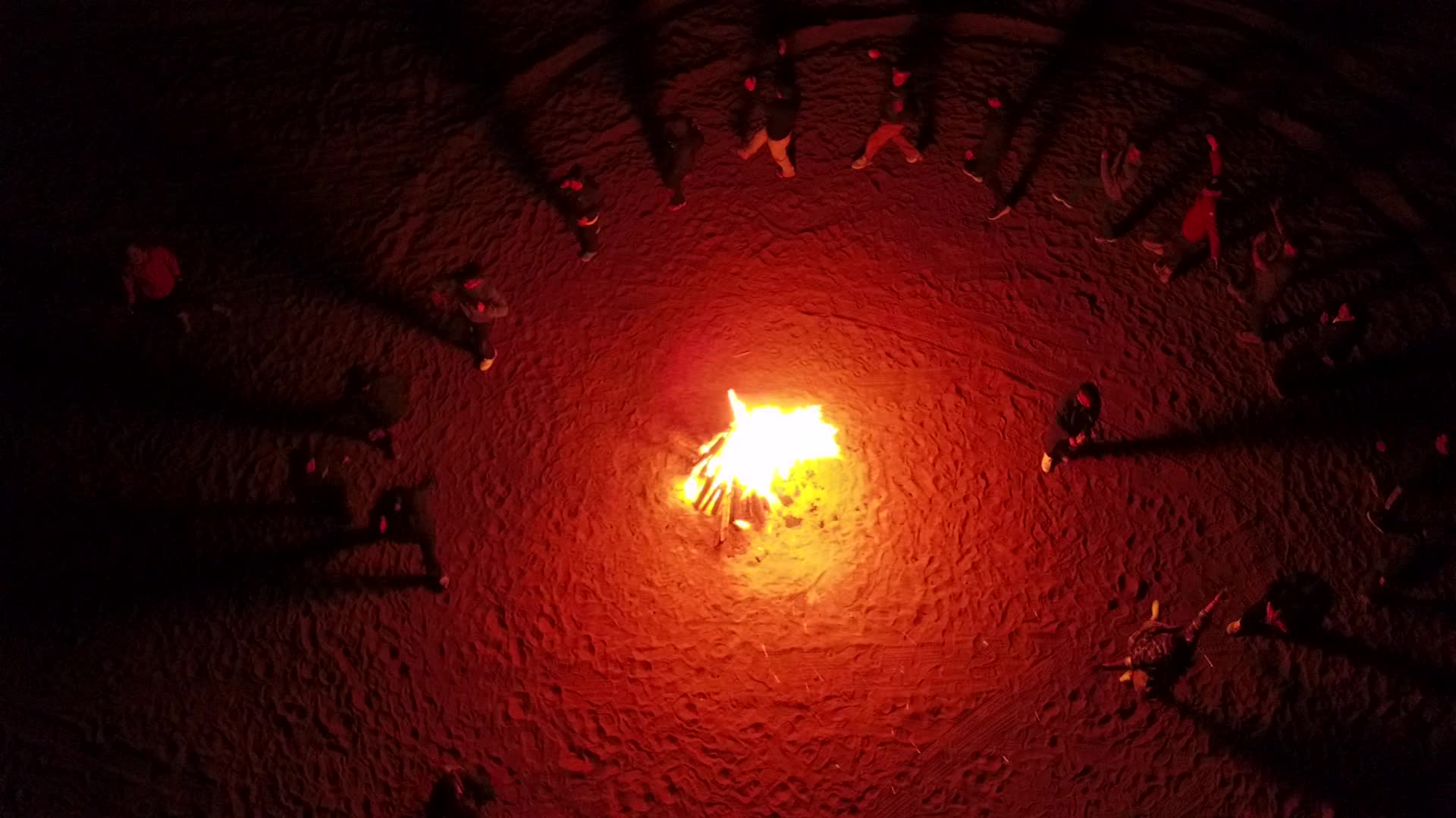 内蒙古篝火晚会视频的预览图