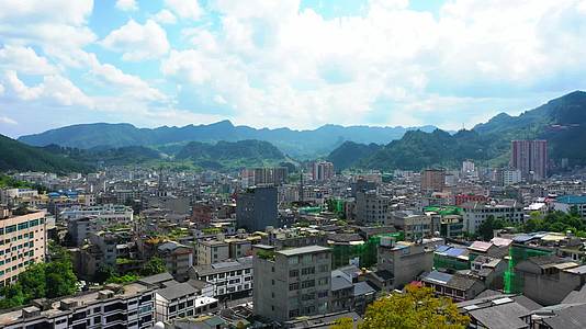 云南省昭通市威信县1080P航拍风景视频视频的预览图