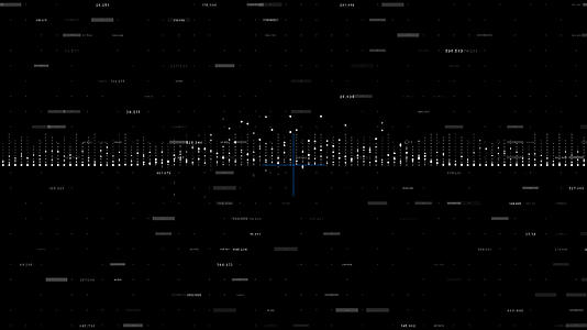 4K科技商务数据图表数码数字黑白随机游走粒子STARDUST背景包装元素视频的预览图