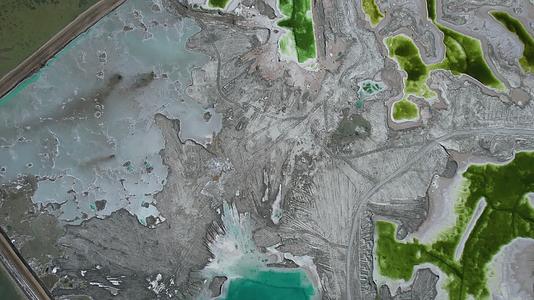 青海海西翡翠湖柴旦盐湖视频的预览图