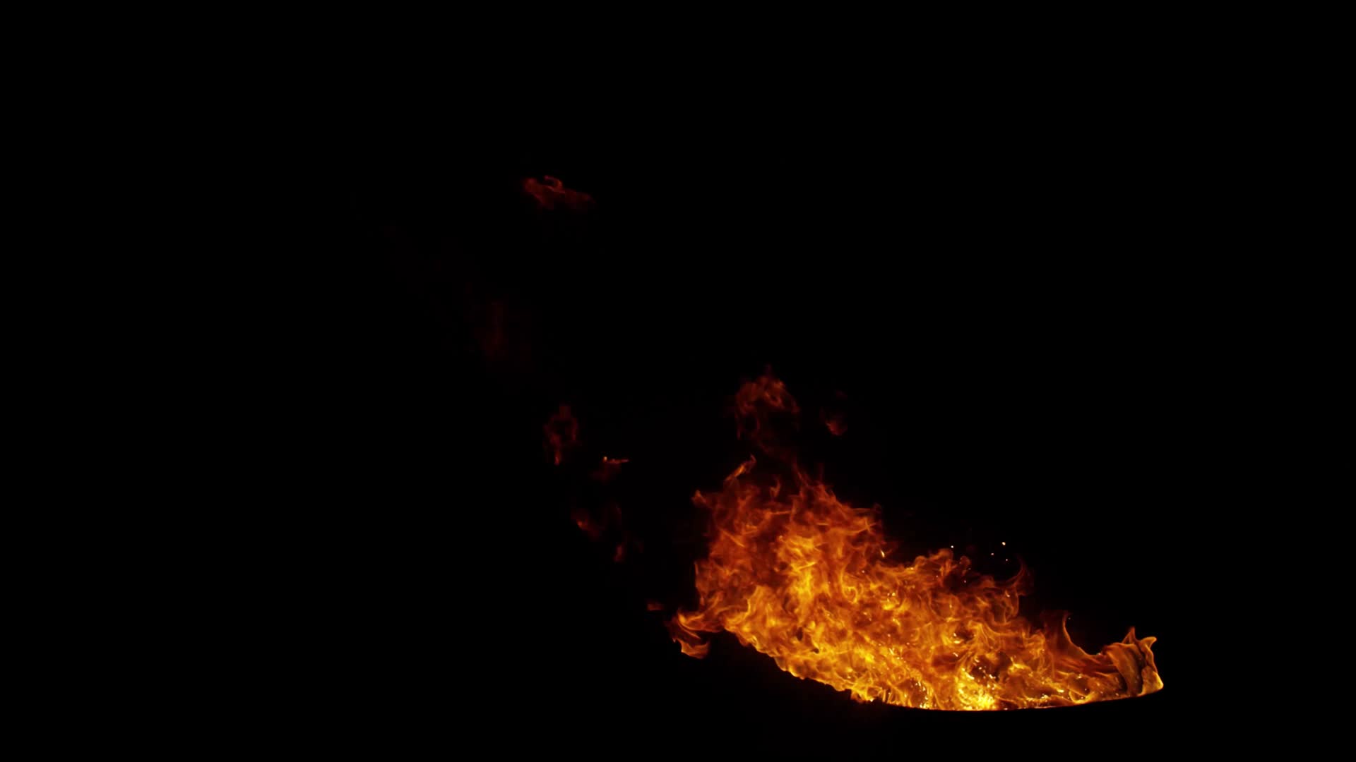 火焰燃烧实拍特效透明通道视频的预览图