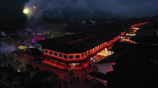 四川广元昭化古城夜景视频的预览图